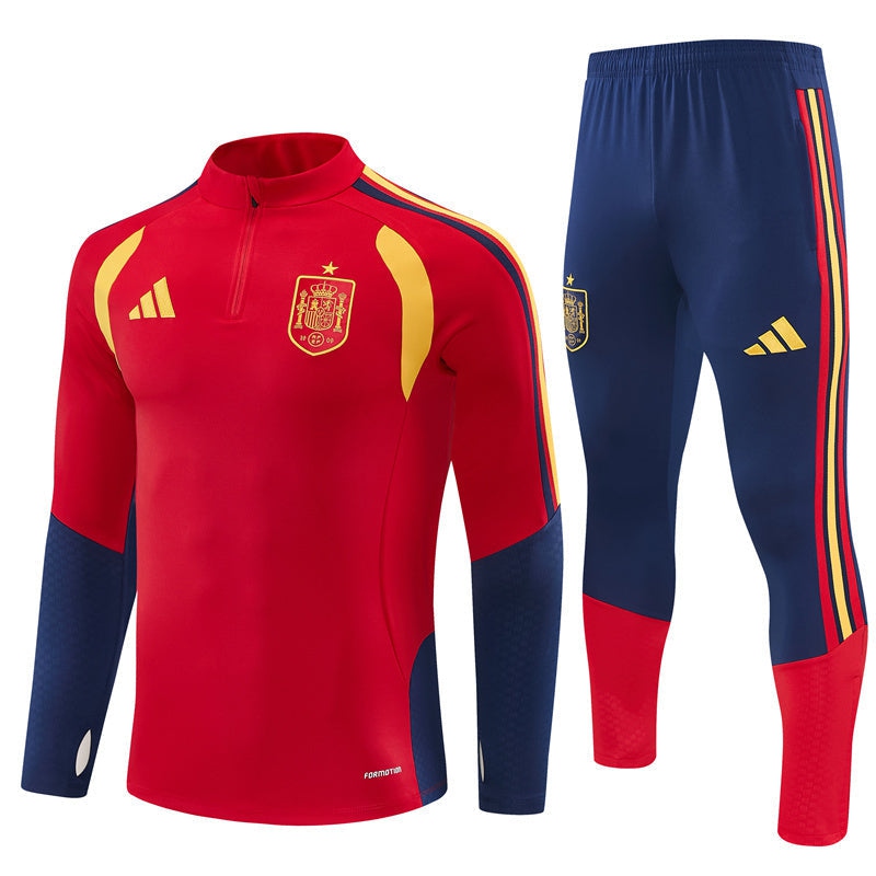 Spain Training Tracksuit Men/Kids 2026 2027 Red-League Threads